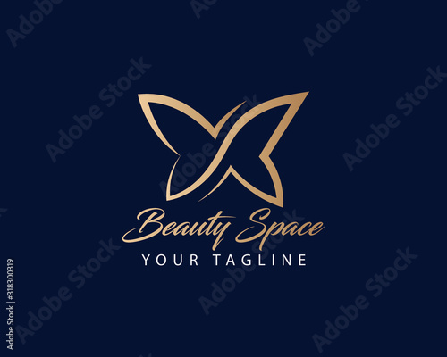 Luxury Royal Logo Butterfly Awesome Perfumery, perfume , Beauty spa and more ...