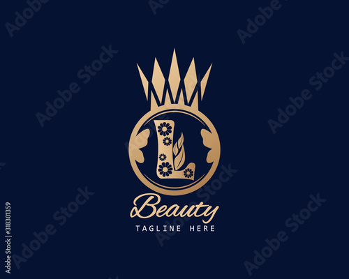 Luxury Letter  perfume logo design and also symbol and icon. this logo is designed for your perfume fragrance, smell, essence, scent.