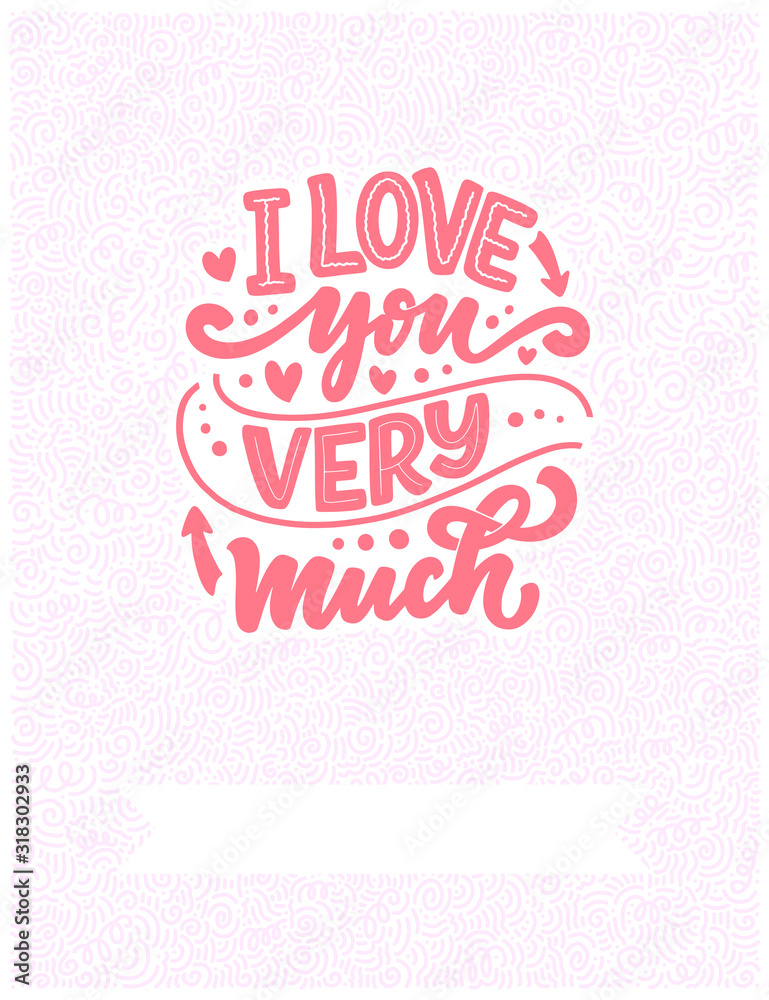 Card with slogan about love in beautiful style. Vector abstract lettering composition. Trendy graphic design for print. Motivation poster. Calligraphy text for Valentine's Day. Card with slogan about love in beautiful style. Vector abstract lettering composition. Trendy graphic design for print. Motivation poster. Calligraphy text for Valentine's Day.