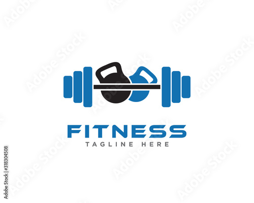 Fitness and Gym Logo Design Vector