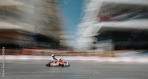 racing car on the road © Fotis I.