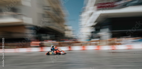 racing car on the road © Fotis I.