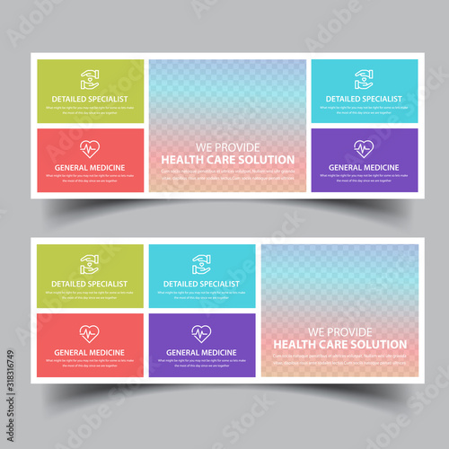 medical busibess web banner template