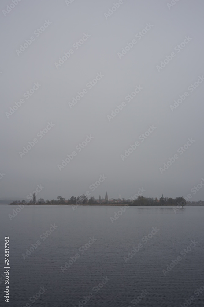 Werder (Havel) im Nebel