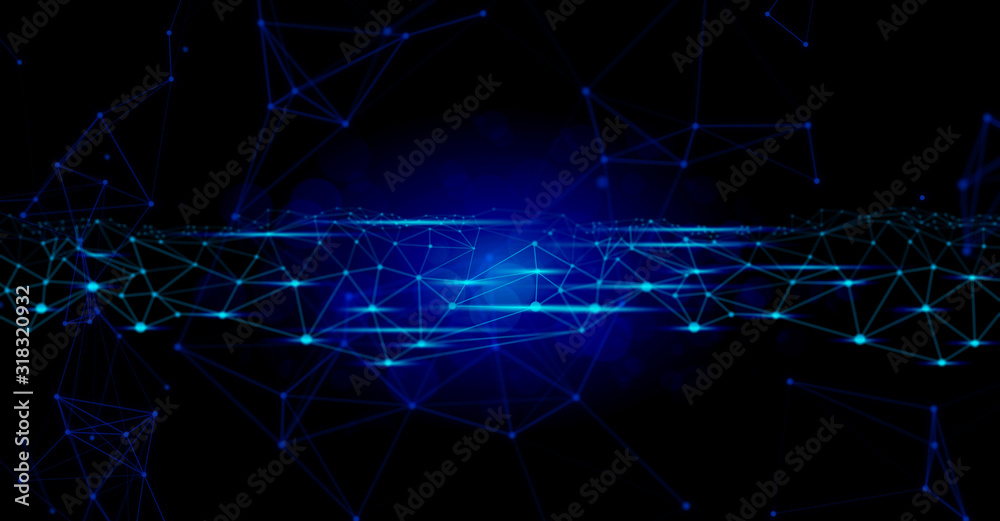 network social online, background 3d illustration rendering, machine deep learning, data cloud storage digital, science neuron, plexus cell brain, futuristic connecting, technology system