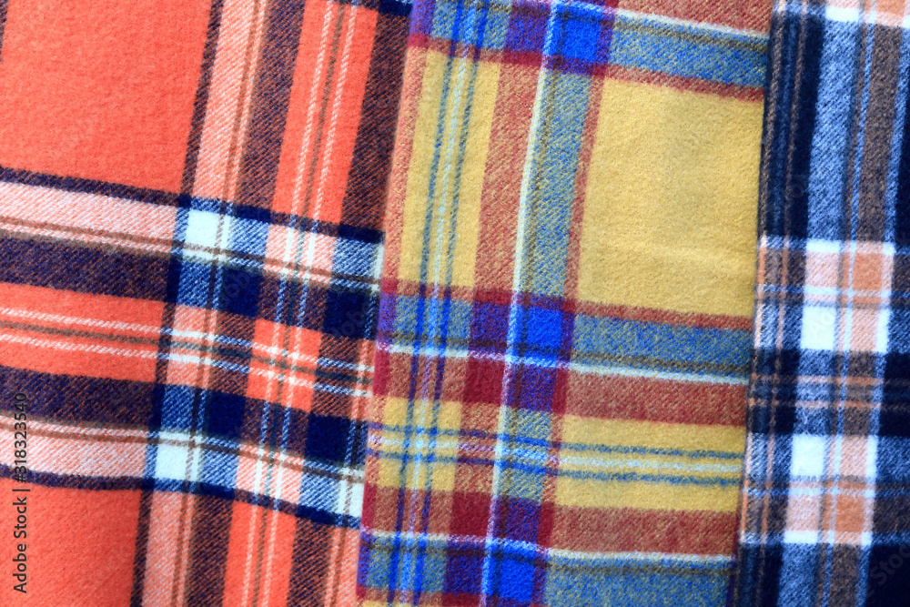 Woolen scarves at market in Tbilisi Woolen scarves at market in Tbilisi