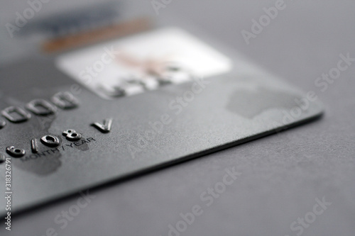 Close up shot of a credit card