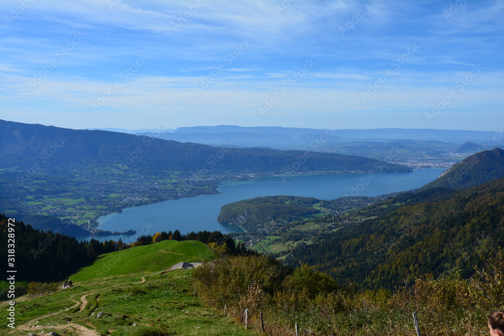 Vue Panoramique Lac d'Annecy La Tournette Haute Savoie