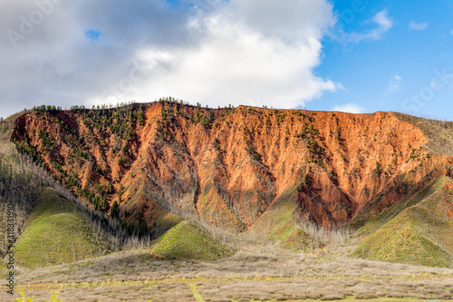 Colorado Rockies - Rocky mountains glenwood springs landscape nature and wildlife peak mountains and red mountains travel and holidays photo