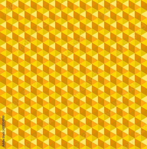 Gold Hexagon Pattern Texture Vector