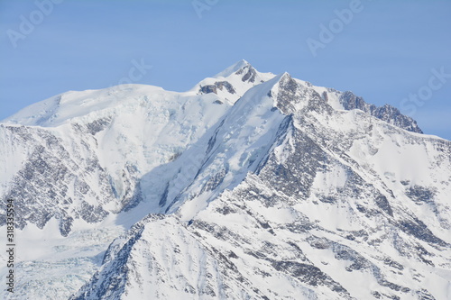 Montagnes enneig  es des Alpes Meg  ve Haute Savoie France