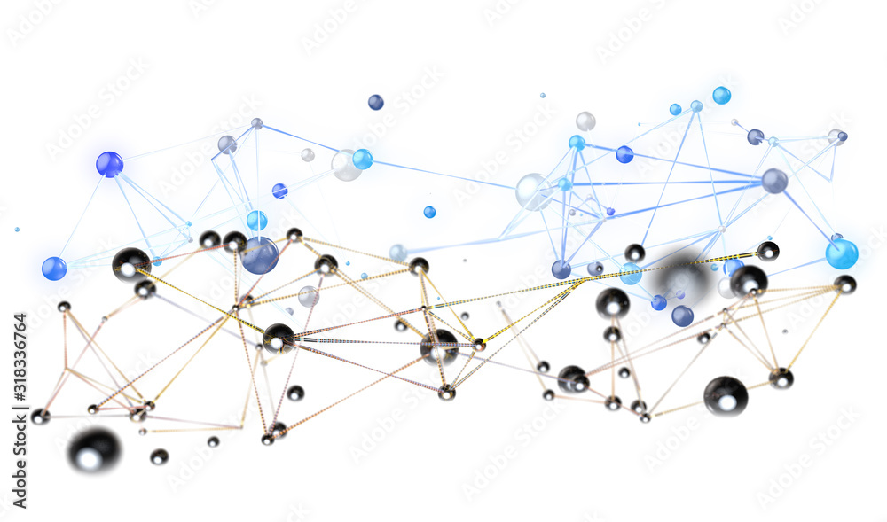 cloud connected to many objects on a virtual screen. cloud connected to many objects on a virtual screen.