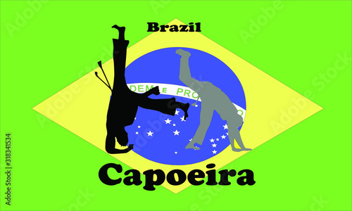 The logo of the Brazilian martial art