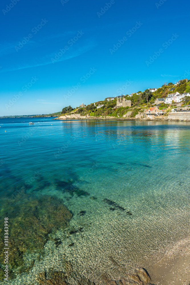 The picturesque village of St Mawes, Roseland Peninsula, Cornwall, England, UK.