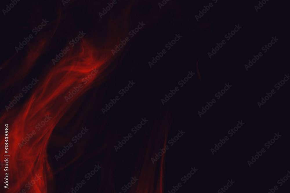 Fototapeta premium Fancy colored smoke. Curls and clouds of colored smoke.