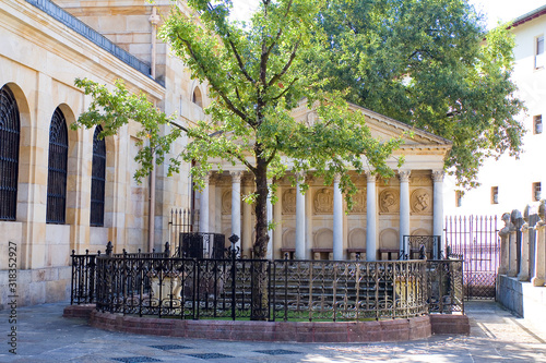 Gernikako Arbola, the Tree of Gernika, Guernica, Spain.