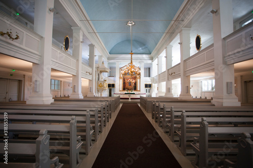 Interior of the Old Church of Helsinki - Finland
