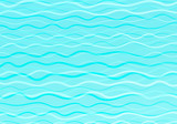 Abstract Design Creativity Background of Blue Waves, Vector