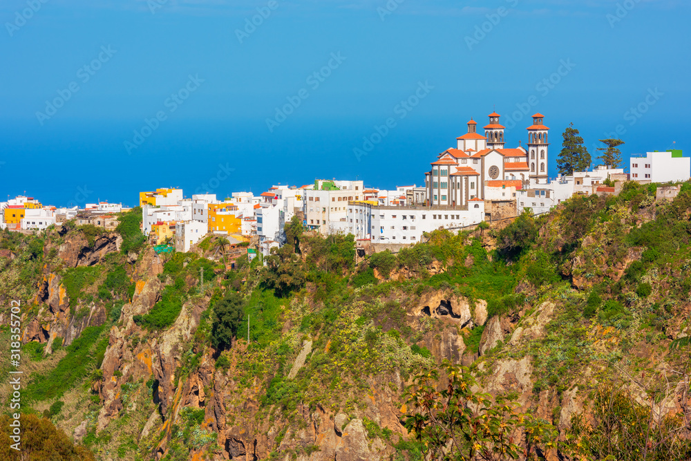 Fototapeta premium Village of Moya on Gran Canaria Spain