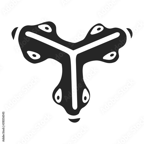 Bacteria of virus vector icon.Black,simple vector icon isolated on white background bacteria of virus .