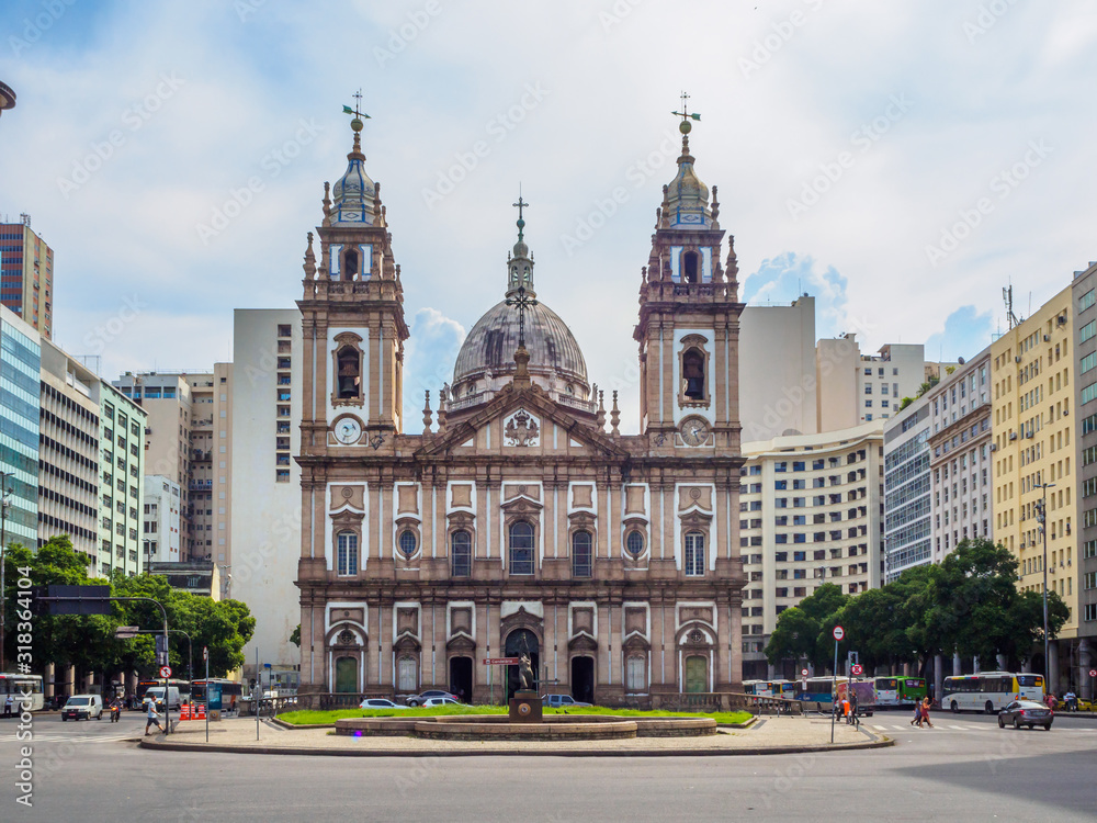 Candelaria Church is historical Roman Catholic church in the center of Rio de Janeiro,  Brazil.