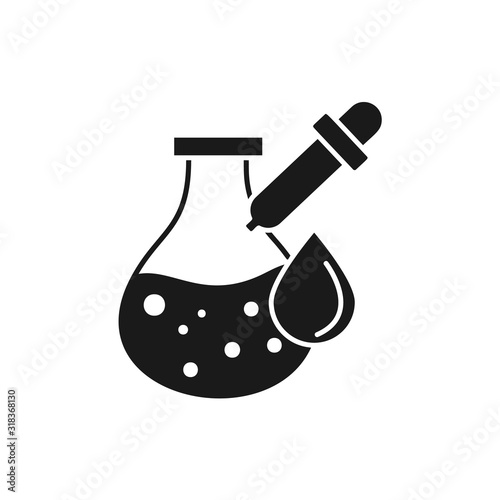 Pipette, blood, test icon. Simple hematology icons for ui and ux, website or mobile application