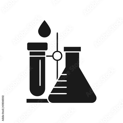 Test, blood, laboratory icon. Simple hematology icons for ui and ux, website or mobile application