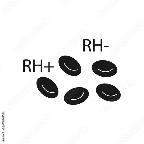 Test, type, cells icon. Simple hematology icons for ui and ux, website or mobile application