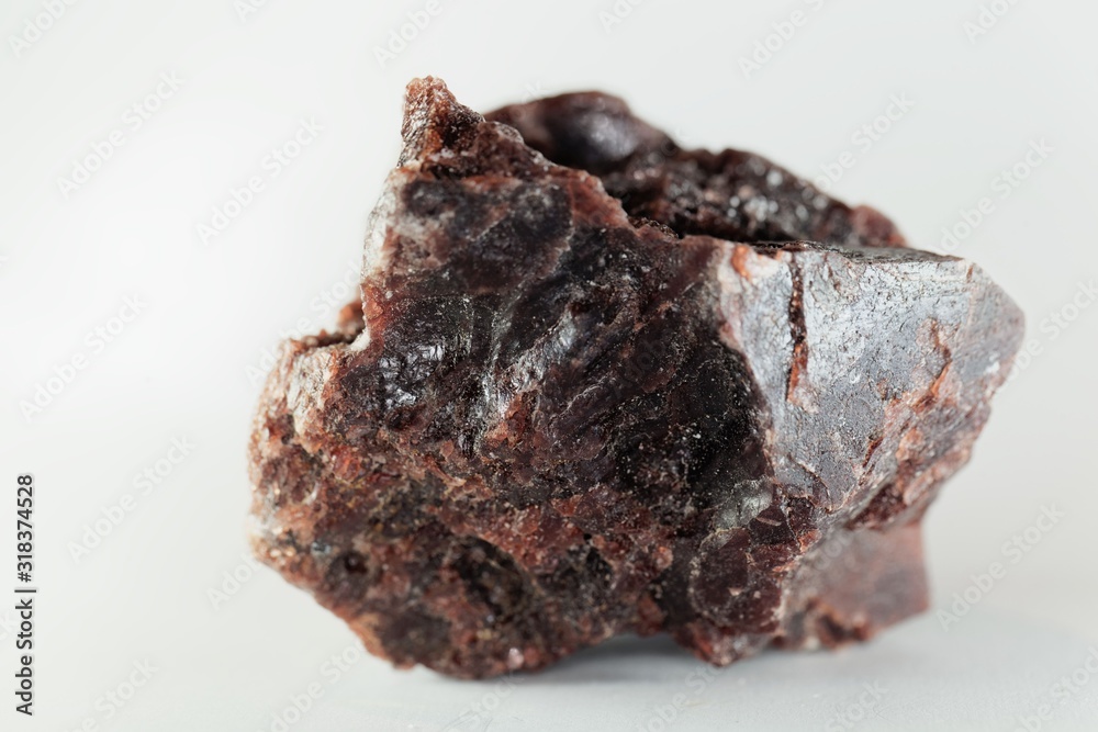 Macro photo of Kala namak, a black and kiln-fired rock salt