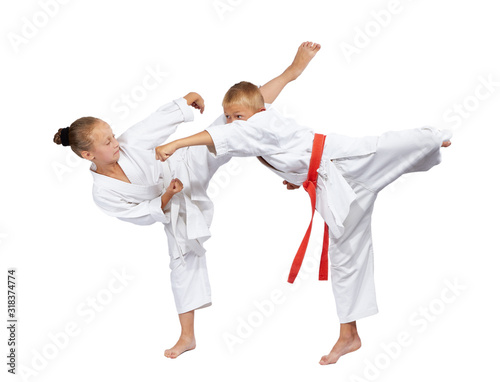 In karategi little athletes beat beats