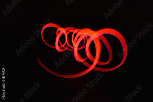 symbol on black background
