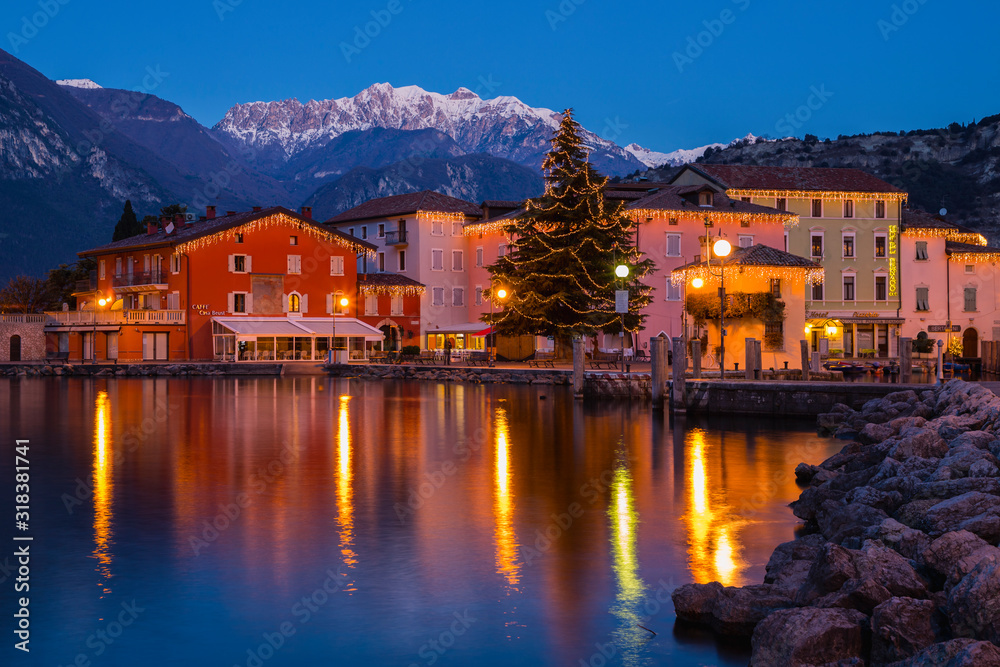 Nago-Torbole in the northern part of Lake Garda Italy