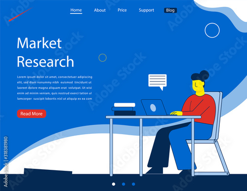 Creative woman in work progress. Creative people generating ideas. Work process. Ui design concept. Vector