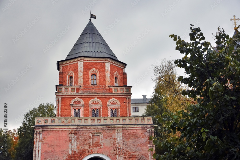 Obraz premium Architecture of Moscow, Ismailovo park. Popular landmark. Color photo.