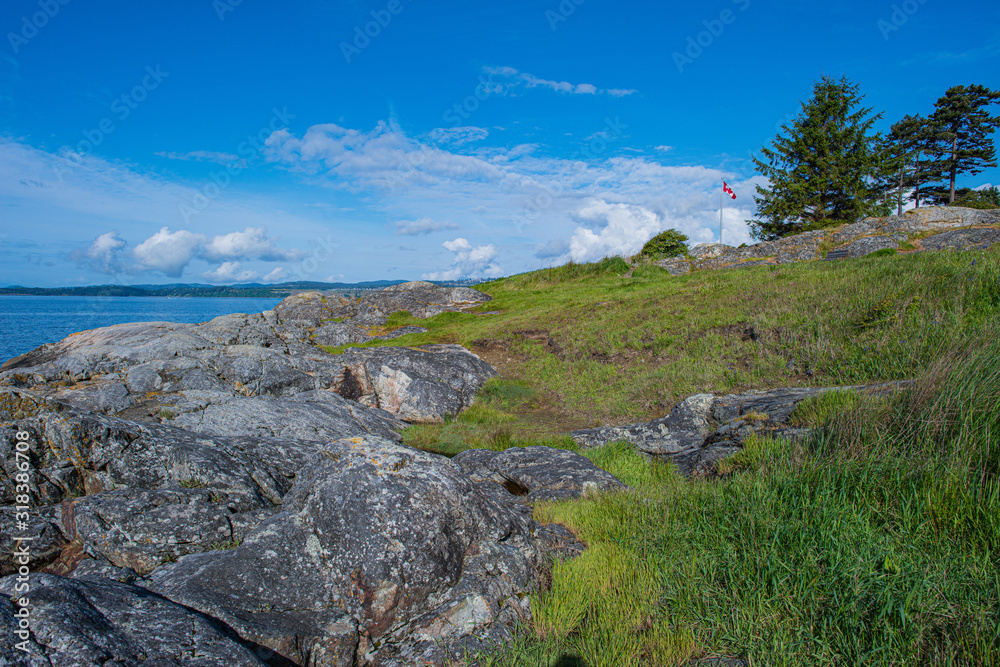 Seascape with Rocky Shore