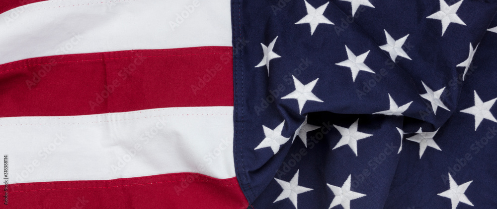Filled frame of a Waving United States Flag Filled frame of a Waving United States Flag