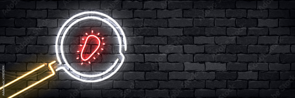 Vector realistic isolated neon sign of Virus flyer logo for decoration and covering on the wall background. Vector realistic isolated neon sign of Virus flyer logo for decoration and covering on the wall background.