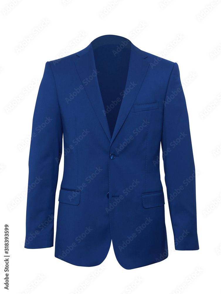 Fototapeta premium Mans suit on a white background