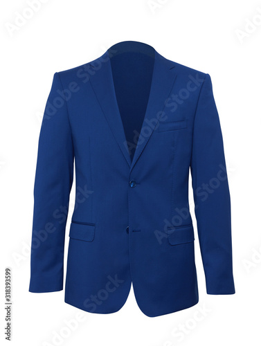 Canvas-taulu Mans suit on a white background