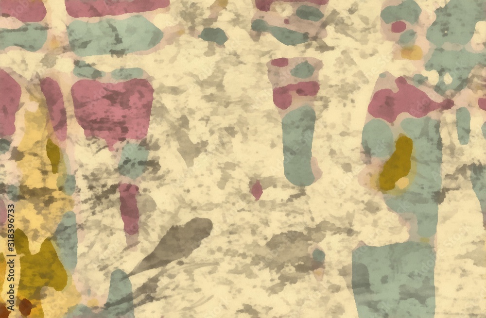 Obraz premium Abstract design texture. Splashes of paint on material concept. Large size textile decoration print. Artwork background.