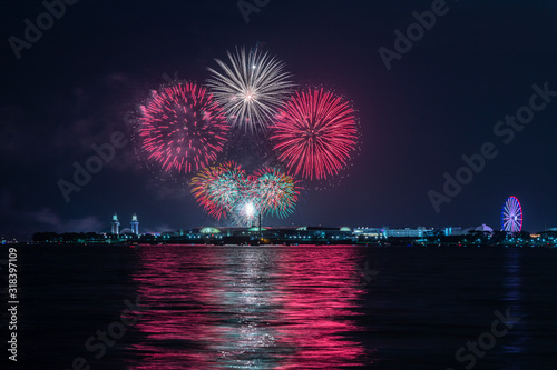Independence Day fireworks in Chicago