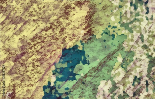 Wallpaper Mural Abstract design texture. Splashes of paint on material concept. Large size textile decoration print. Artwork background. Torontodigital.ca