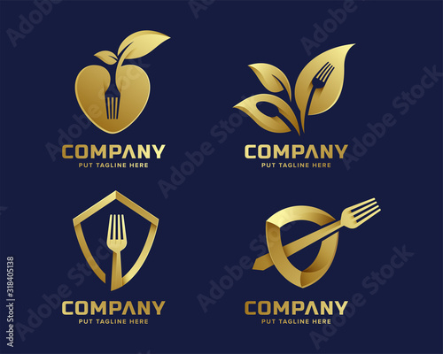 Restauramt logo template for company