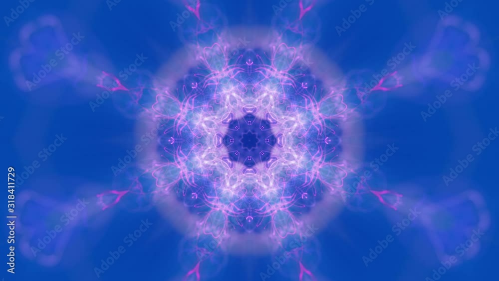 moving bright kaleidoscope pattern animated abstraction screensaver. 3d render moving bright kaleidoscope pattern animated abstraction screensaver. 3d render