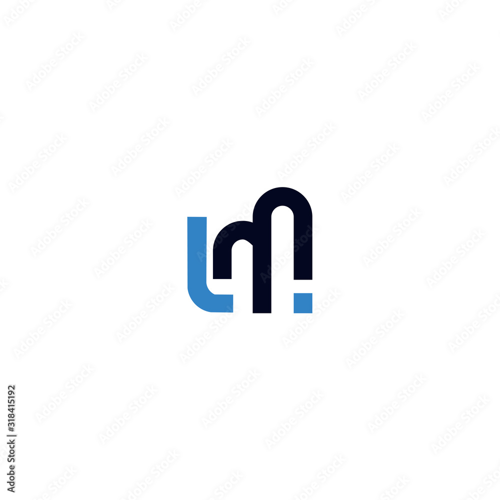 LM L M logo icon design template elements LM L M logo icon design template elements