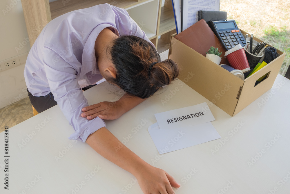 The clerk left the office due to being fired. The clerk left the office due to being fired.