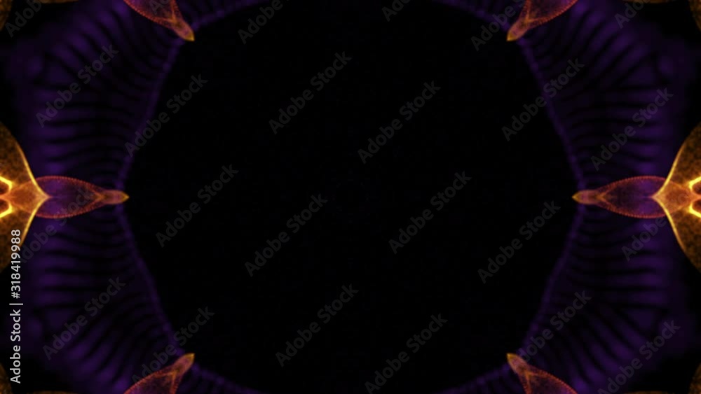 moving bright kaleidoscope pattern animated abstraction screensaver. 3d render moving bright kaleidoscope pattern animated abstraction screensaver. 3d render