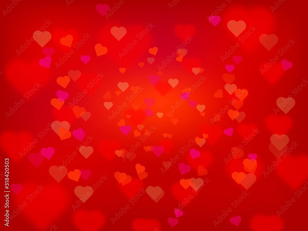 Valentine's day background with hearts Valentine's day background with hearts