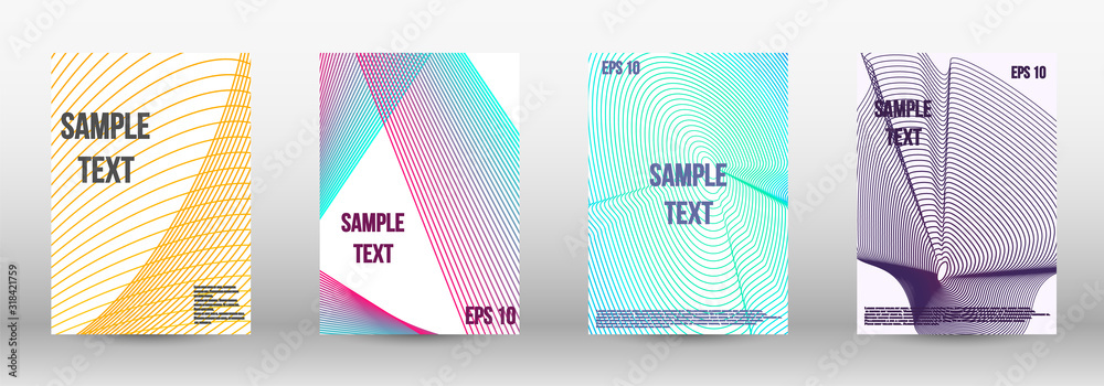 Geometric template with lines Geometric template with lines