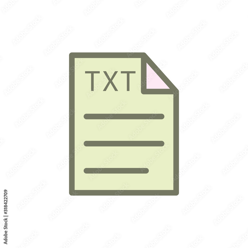 Document, extension, file, format, paper icon vector design templates Document, extension, file, format, paper icon vector design templates
